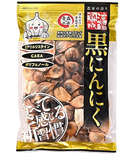 Amazon.co.jp: 熟成 黒にんにく 240g (40gx6袋) 無添加 無着色 無香料